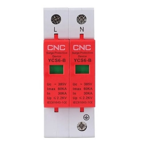 CNC Surge Protection Device, 2P, Class B, 30-60 kA, 385VAC