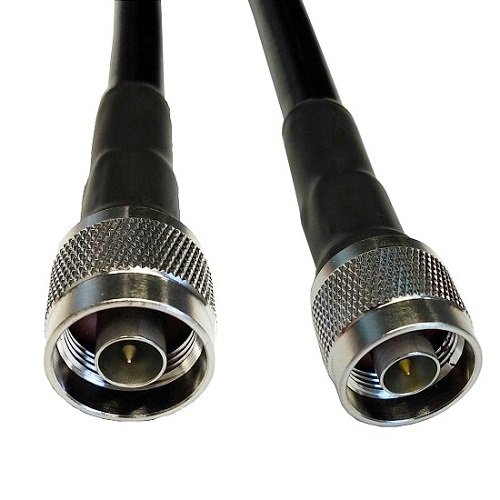 Hismart Cable LMR-400, 0.5m, N-male to N-male