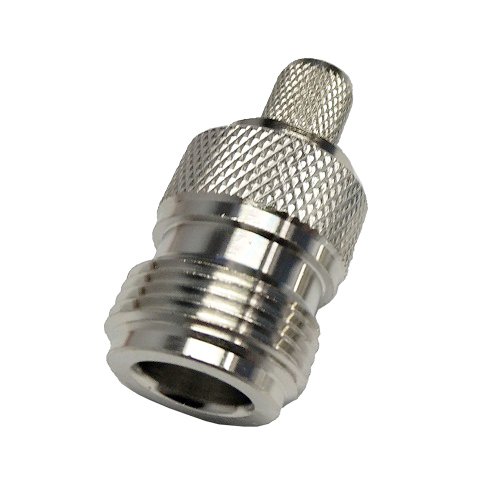 Hismart N-female Crimp Connector for RG6 Cable