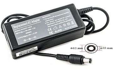Extra digital Laptop Power Adapter TOSHIBA 60W: 19V, 3.16A