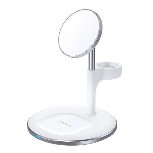 MagSafe Wireless Magnetic Charging Stand CHOETECH, 15W, 3-in-1