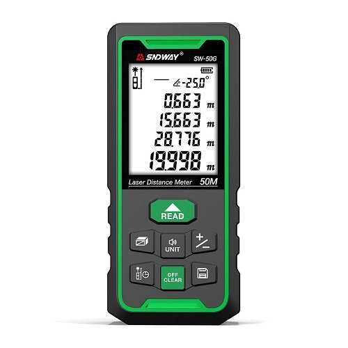Sndway Laser Distance Meter 50m