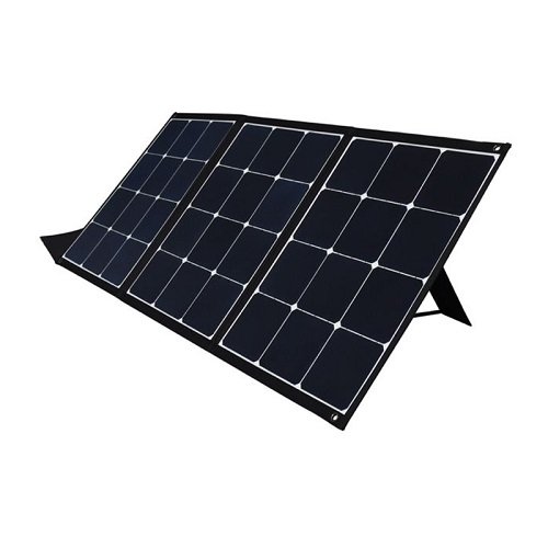 Power plant, llc Folding Solar Panel 120W, 2xUSB, QC3.0, with Adapters