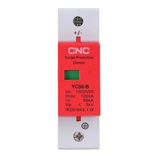 CNC DC Surge Protection Device, 1P, Class B, 60-1000kA, 1000VDC