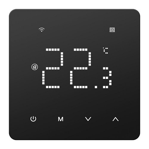 Tuya Programmable Heating Thermostat for Gas Boiler Control, Wi-Fi, 3A, 230VAC