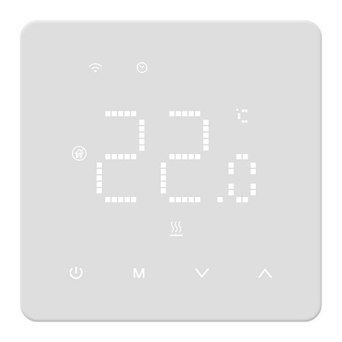 Tuya Programmable Heating Thermostat for Gas Boiler Control, Wi-Fi, 3A, 230VAC