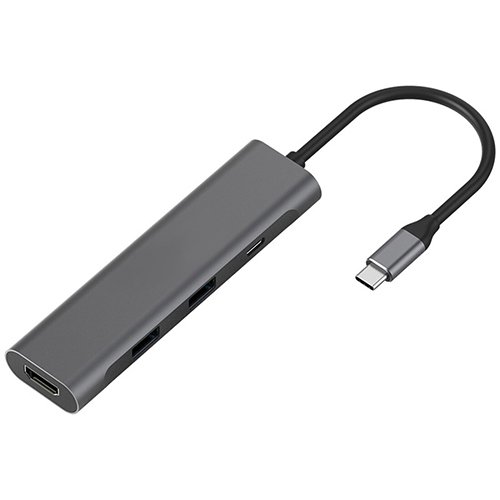 Extra digital Adapter USB Type-C - 2 x USB 3.0, Type-C PD, HDMI