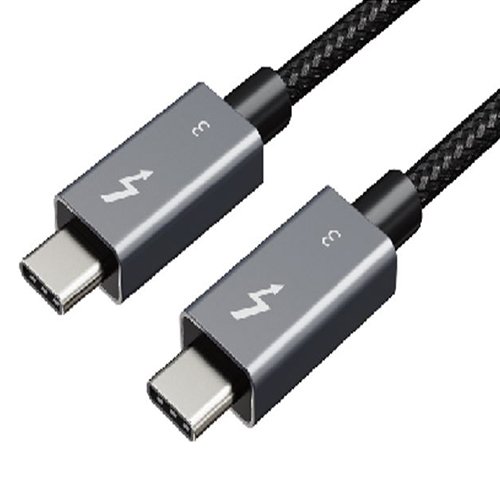 Extra digital Cable Thunderbolt 3, Type C - Type C, 40Gbps, 100W, 20V/ 5A, 4K/ 60HZ, 1m