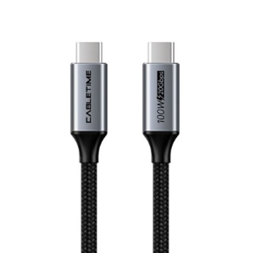 Extra digital Cable USB3.2, Type C - Type C, 20Gbps, 100W, 20V/ 5A, 4K/ 60HZ, 1m