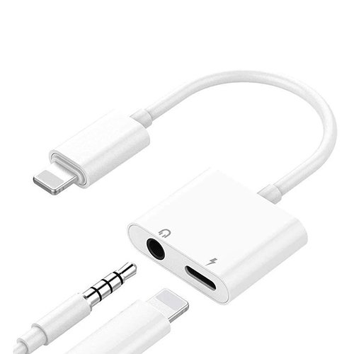 Extra digital iPhone Lightning to 3.5 mm Headphone Jack Adapter (double)