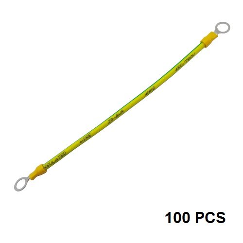 Hismart Grounding Cable, Cooper, 4 mm2, 20cm, 100pcs