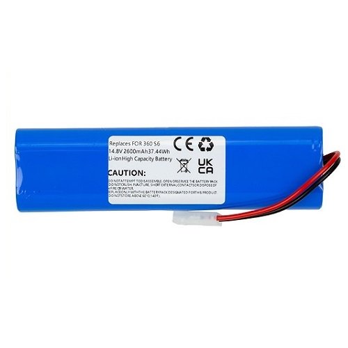 Extra digital Battery for 360 Robot S6, 14.8V, 2.6Ah, Li-ion