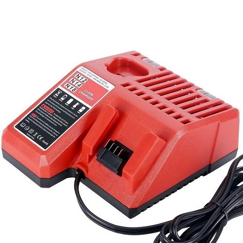 Extra digital Power Tool Battery Charger MILWAUKEE N12N14N18, 10.8V-18V, 3A, Li-ion