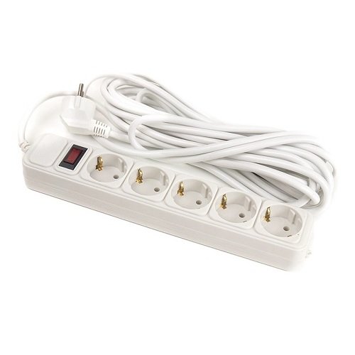 Power plant, llc Extension cord 7m, 5 sockets, with switch