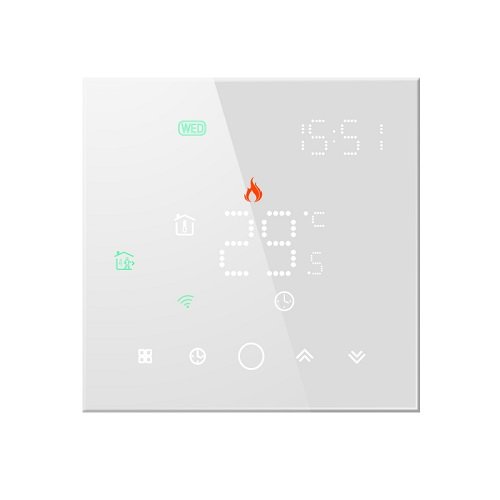 Hismart TUYA Programmable Thermostat WiFi, white