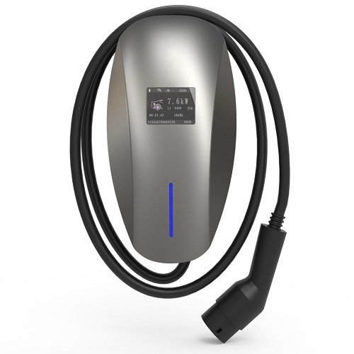 Hismart Electric Car Charging Station, Type 2, 22kW, 32A, 3-phase, 5m