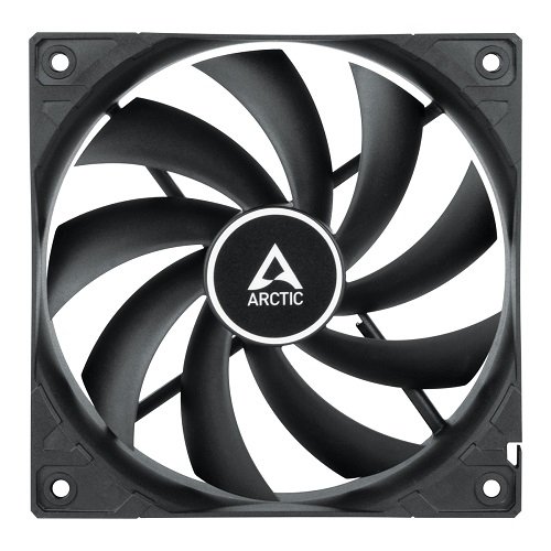 Arctic gmbh ARCTIC F12 PWM PST Case Fan, 4-pin, 120mm, Black