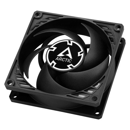 Arctic gmbh ARCTIC P8 PWM PST Pressure-Optimised Fan, 4-pin, 80mm, Black