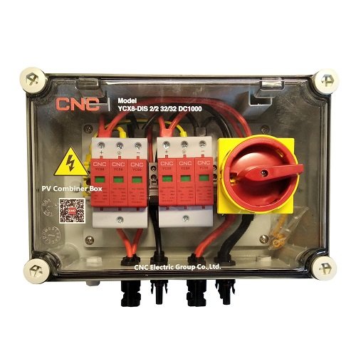 CNC PV Combiner Box, DC 2in-2out, IP66