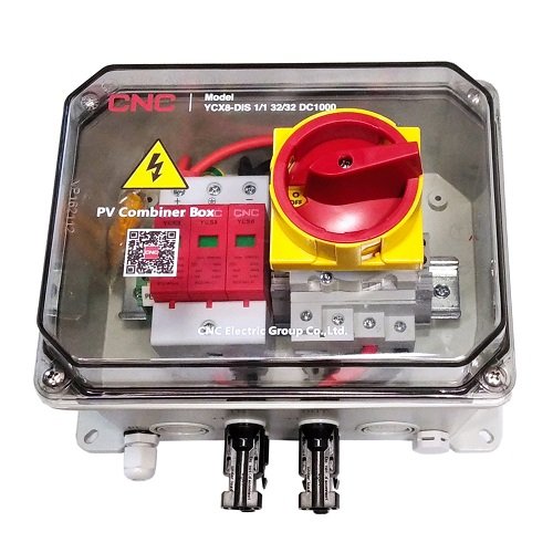 CNC PV Combiner Box, DC 1in-1out, IP66