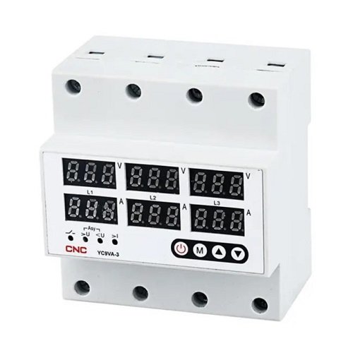 CNC Overvoltage & Undervoltage Protector, 63A, 3-phase
