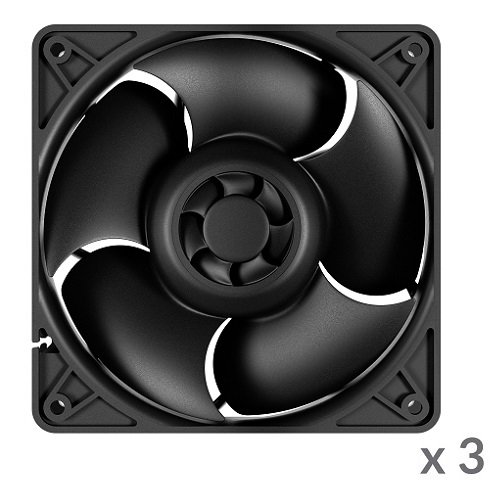 Arctic gmbh ARCTIC S12038-4K Server Fans, 4-pin, 40mm, 3 pcs
