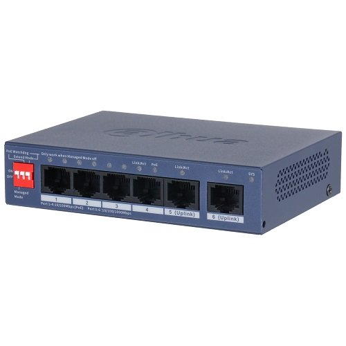 Dahua technology co., ltd PoE switch 100Mbps 4+2G uplink CS4006-4ET2GT-36