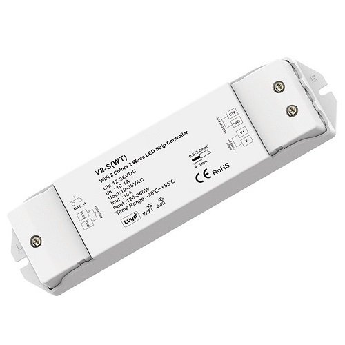 Skydance V2-S(WT) LED Controller 12-36V, 1x10A, Tuya, Wi-Fi