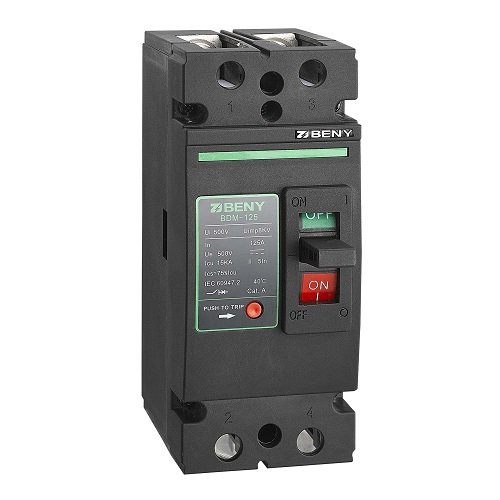 Beny DC Circuit Breaker - 2P, 125A, 500VDC