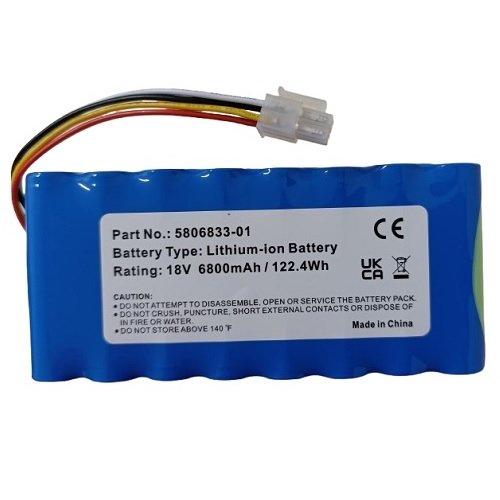 Extra digital Power Tool Battery  HUSQVARNA 5806833-01, 18V, 6.8Ah, Li-ion