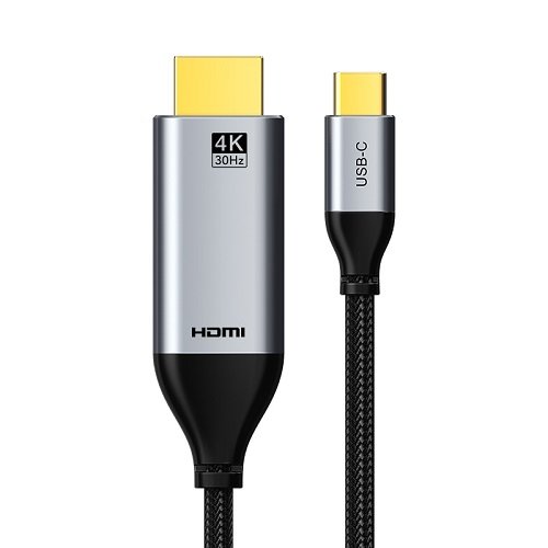Cabletime Cable USB-C - HDMI, 4K, Ultra HD, 3m, 1.4 ver.