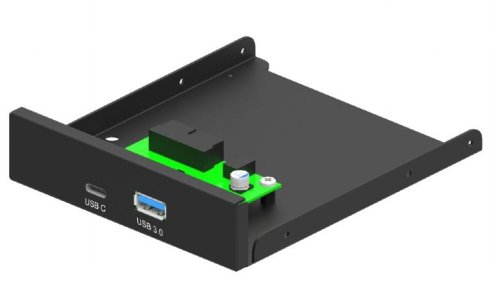 PC Accessory|GEMBIRD|1xUSB 2.0|1xUSB-C|FDI3-U3C-01