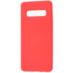 Evelatus Galaxy S10 Plus Nano Silicone Case Soft Touch TPU Samsung Red