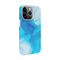 Evelatus iPhone 14 Pro Premium Silicone case Customized Print Apple Blue