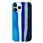 Evelatus iPhone 14 Pro Silicone case Multi-Colored Apple Blue