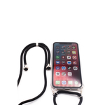 Aizmugurējais vāciņš Evelatus Apple iPhone 11 Silicone Transparent with Necklace TPU Strap Transparent