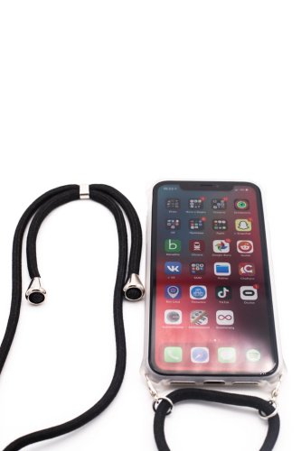 Evelatus A40 Case with rope Black Samsung Transparent