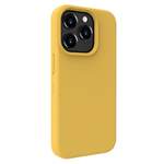Evelatus Premium Magsafe Mīksta pieskāriena silikona maks - vāciņš Apple iPhone 15 Pro Max Dzeltens