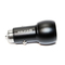 Evelatus Car Charger EC7DC01 BLACK 3.1A 2USB port with stainless steel escape tool - Black