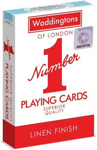 Winning moves Waddington's Number 1 Playing Cards (red)