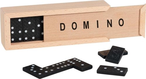 Goki Domino Game In Wooden Box (28 Pieces)
