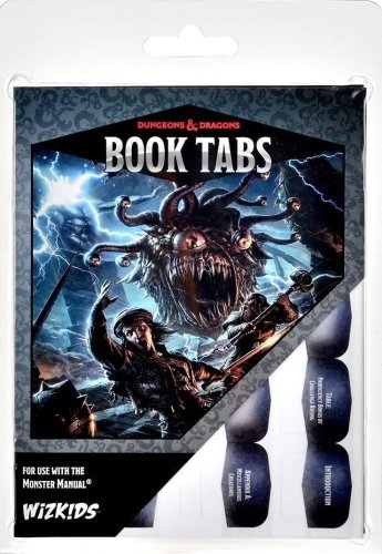 Wizkids D&amp;D Book Tabs: 2024 Monster Manual