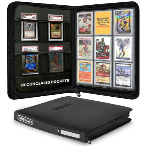 Evoretro Shield+ Topload Cards Binder 216 Cards | Black