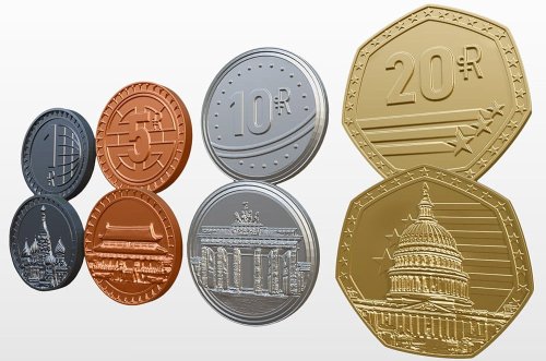 Hegemonic project games World Order: 85 Metal Coins