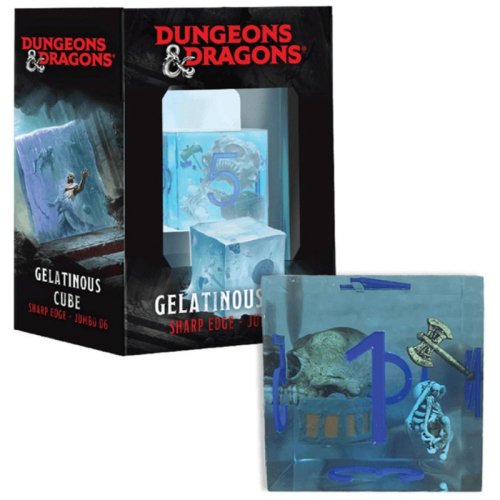 Wizards of the coast dnd D&D Gelatinous Cube Jumbo Dice (D6)