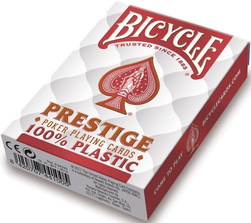 Bicycle - Red Prestige 100% Plastic Playing Cards