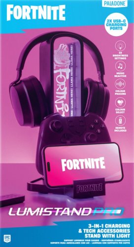 Paladone Fortnite Headphone Stand - Lamp | 30 cm