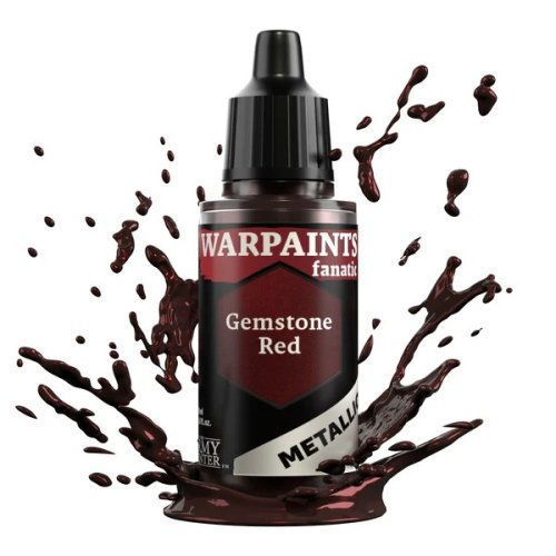 The army painter Warpaints Fanatic Metallic: Gemstone Red