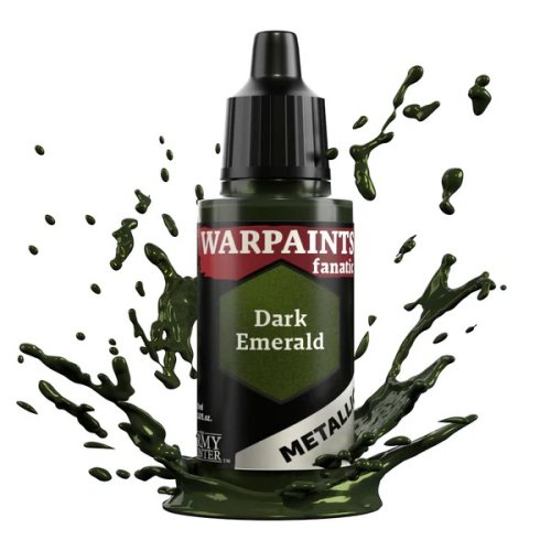 The army painter Warpaints Fanatic Metallic: Dark Emerald