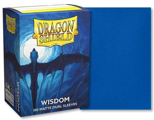 Dragon shield Standard Matte Dual Sleeves - Wisdom (100 Pcs)